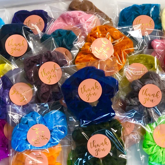 Brand New PackagedVelvet Scrunchie Bundle - Picture 2 of 2
